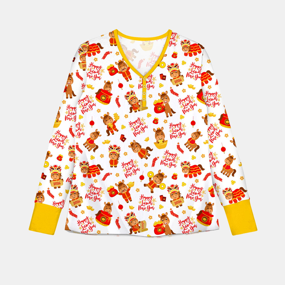 Year of the Horse Women Pajama Set