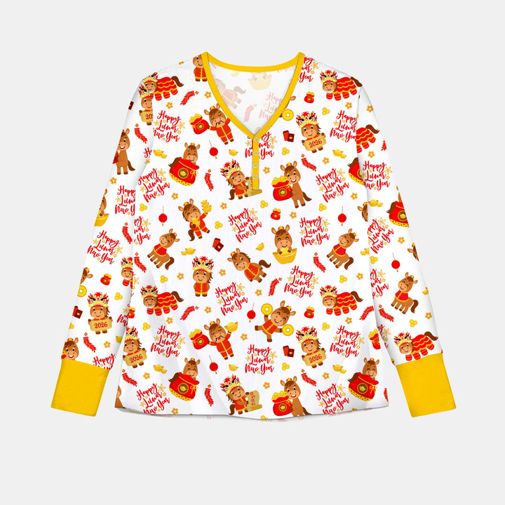 Year of the Horse Women Pajama Set