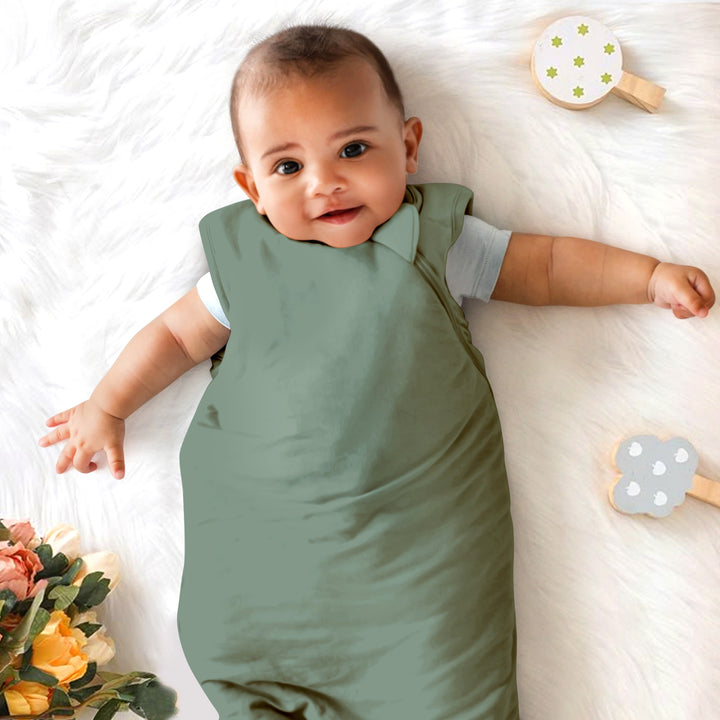 Minze Green Baby Sleep Bag Bambus - Leicht & gemütlich