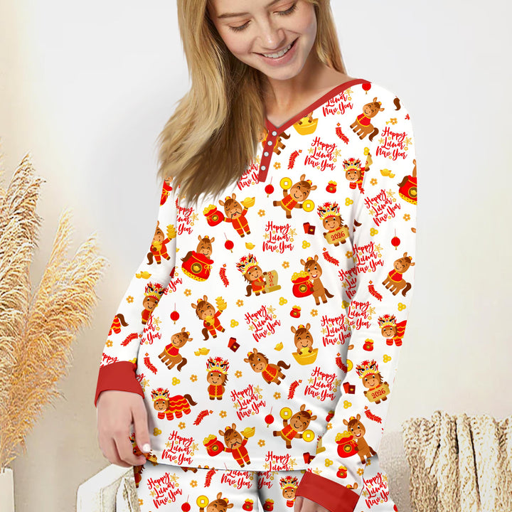 Year of the Horse Women Pajama Set
