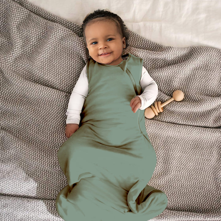 Minze Green Baby Sleep Bag Bambus - Leicht & gemütlich