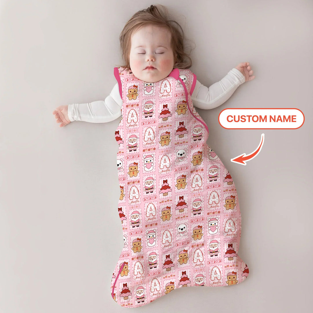 Custom Name Winter Wonderland Sleep Bag