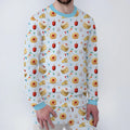 Hanukkah Donuts Men's Pajama Set , Hanukkah Donuts Men's Pajama Set - Only Shirt / XS / Blue