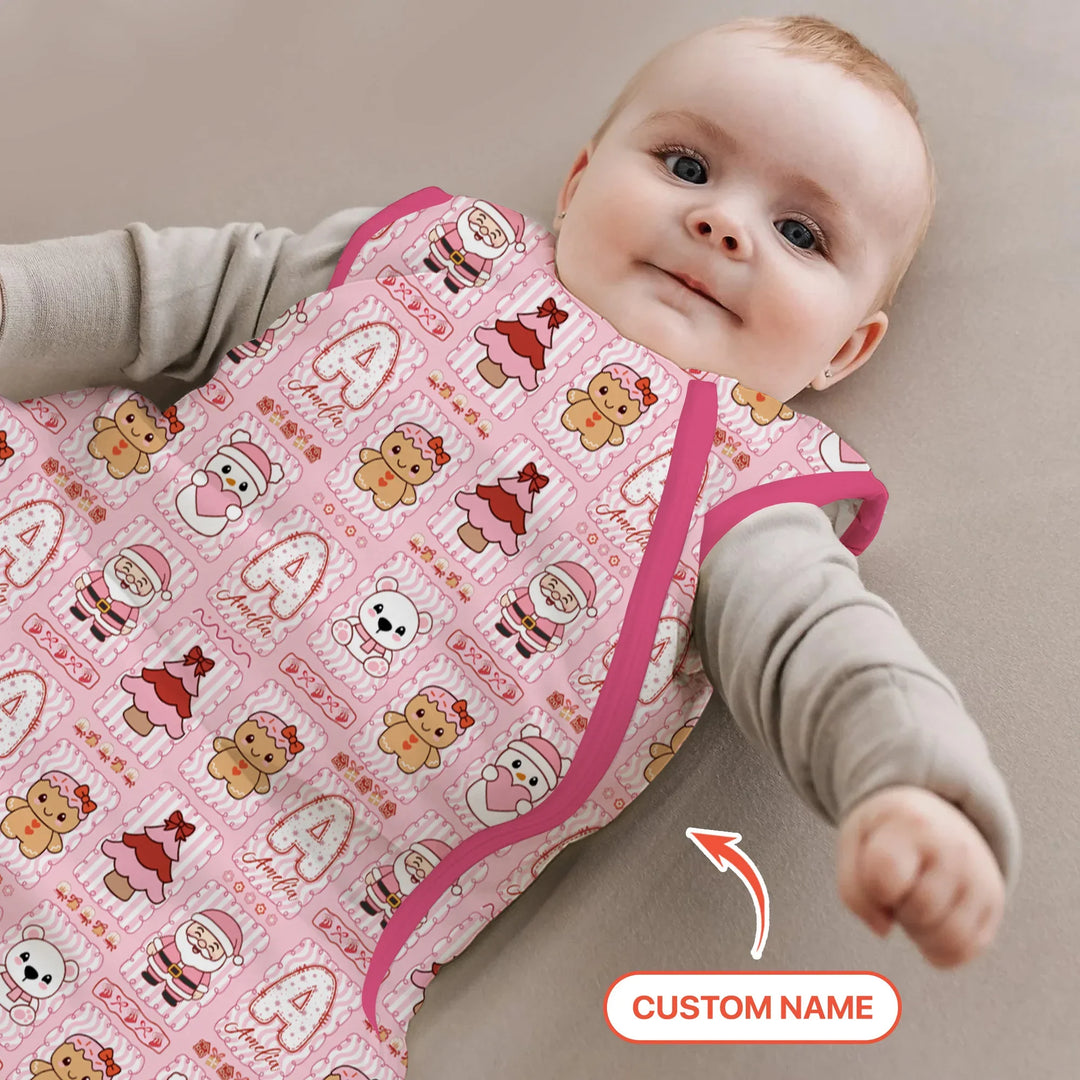 Custom Name Winter Wonderland Sleep Bag