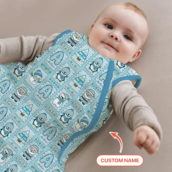 Custom Name Winter Wonderland Sleep Bag