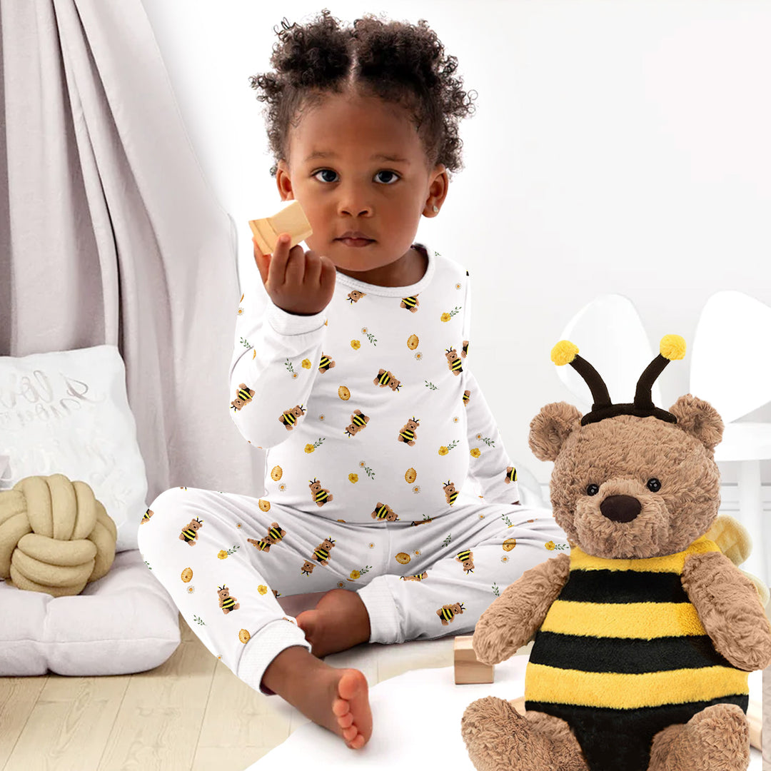 Bumble Teddy Bear Bamboo Pajama for Baby