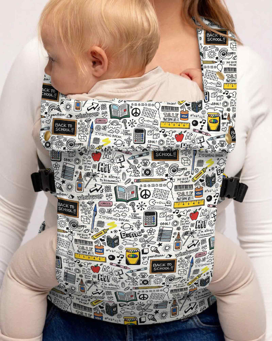 School Days Doodles Baby Carrier