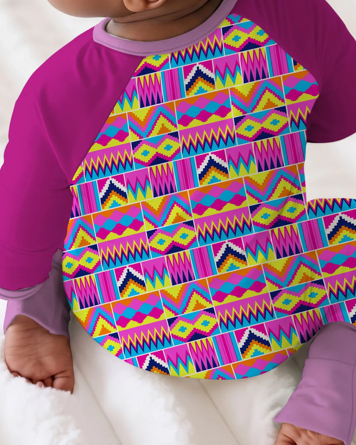 Kente Vibes Family Matching Bamboo Convertible Zippy