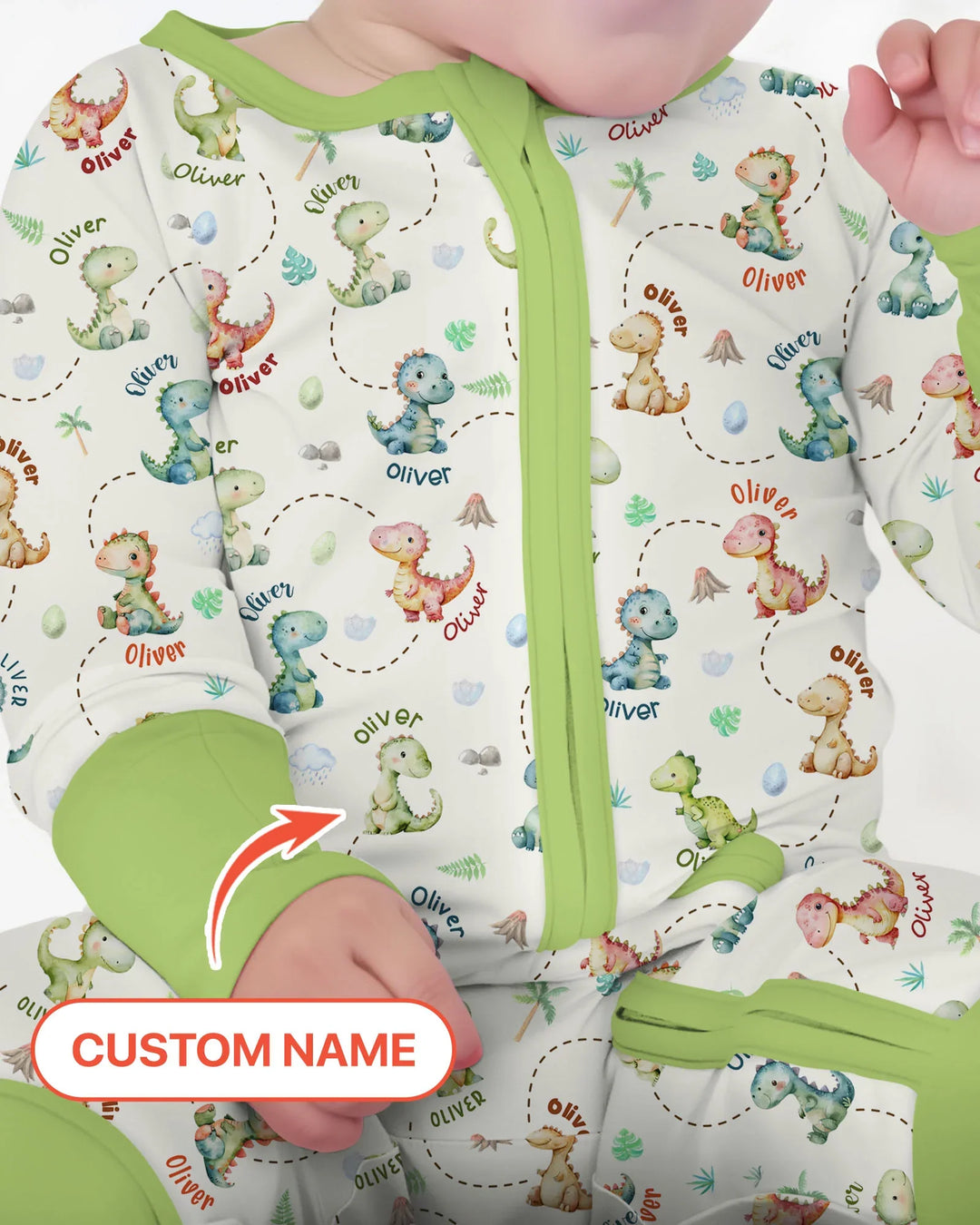 Gerippte Babykleidung mit individuellem Foto - Weich &amp; Skizzenhaft