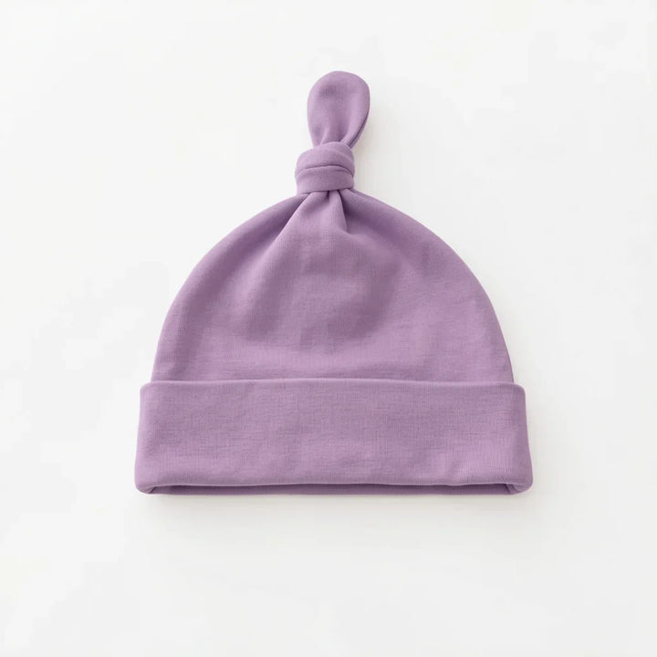 Solid Color Bamboo Knotted Hat