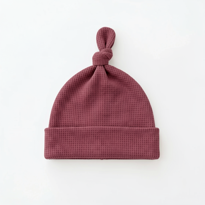 Waffle Bamboo Knotted Hat