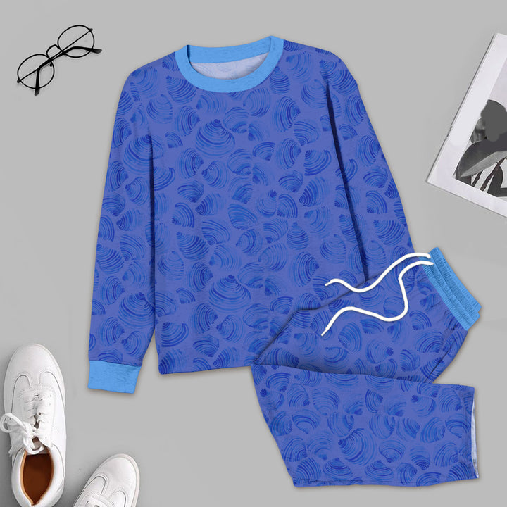 Blue Shell Bamboo Outfit for Men – Relaxed and Ocean-Inspired
