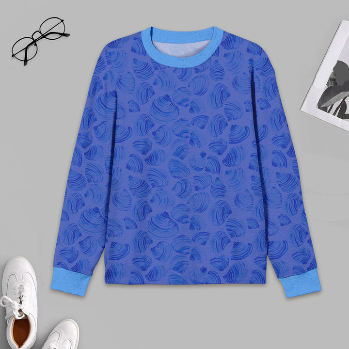 Blue Shell Bamboo Outfit for Men – Relaxed and Ocean-Inspired