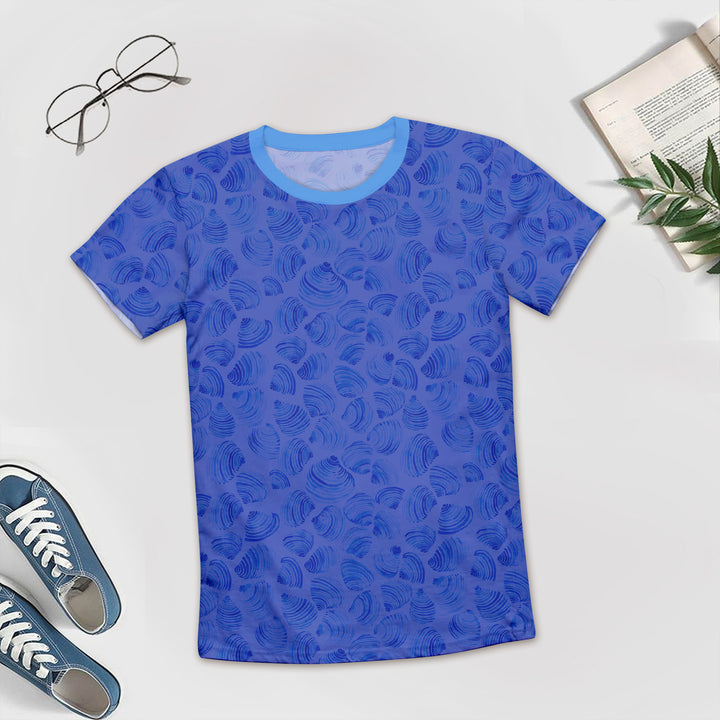 Blue Shell Bamboo Outfit for Men – Relaxed and Ocean-Inspired
