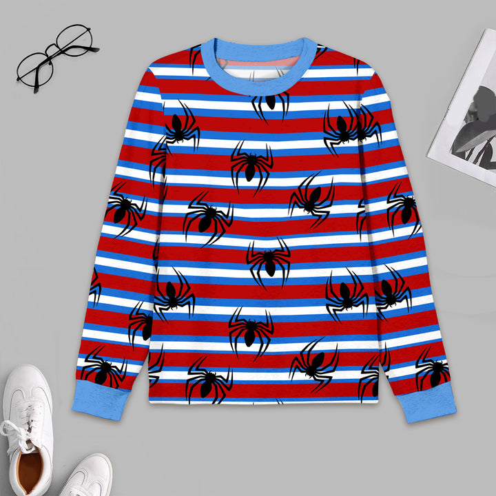 Striped Spider Bamboo Outfit for Men – Playful and Laid-Back