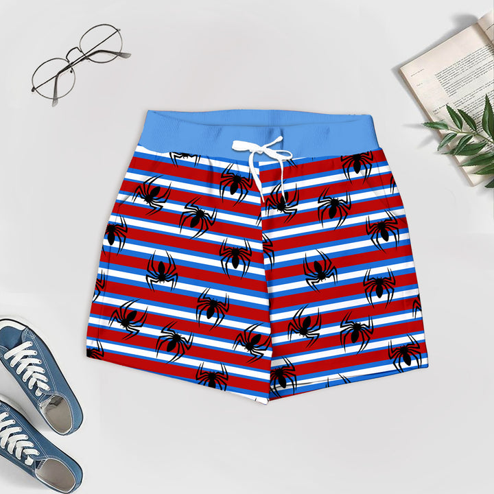 Striped Spider Bamboo Outfit for Men – Playful and Laid-Back