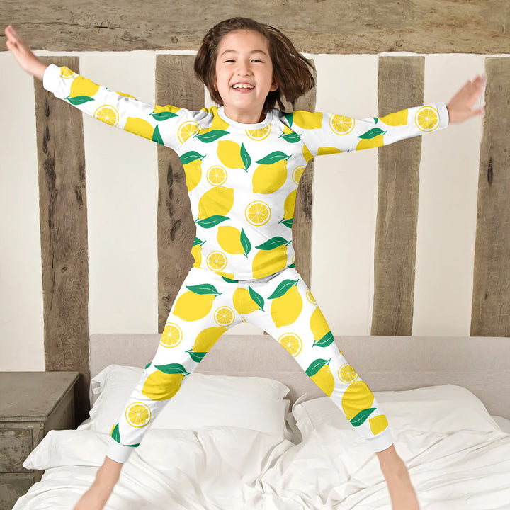 Yellow Lemon Bamboo Outfit for Kids – Lively and Refreshing