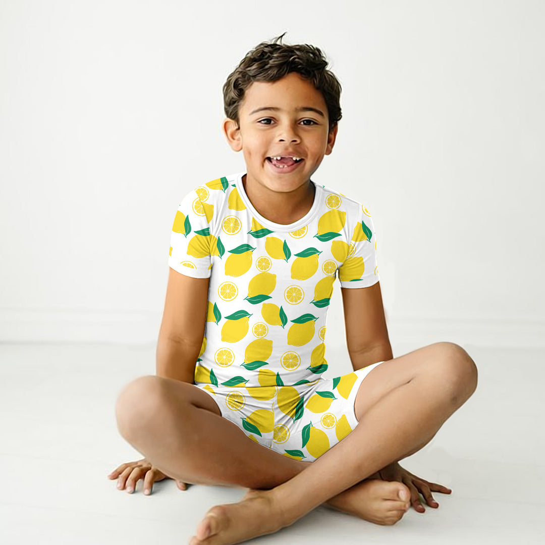 Yellow Lemon Bamboo Outfit for Kids – Lively and Refreshing