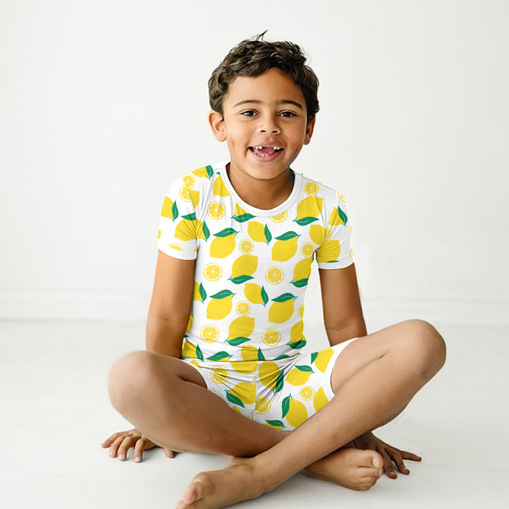 Yellow Lemon Bamboo Outfit for Kids – Lively and Refreshing