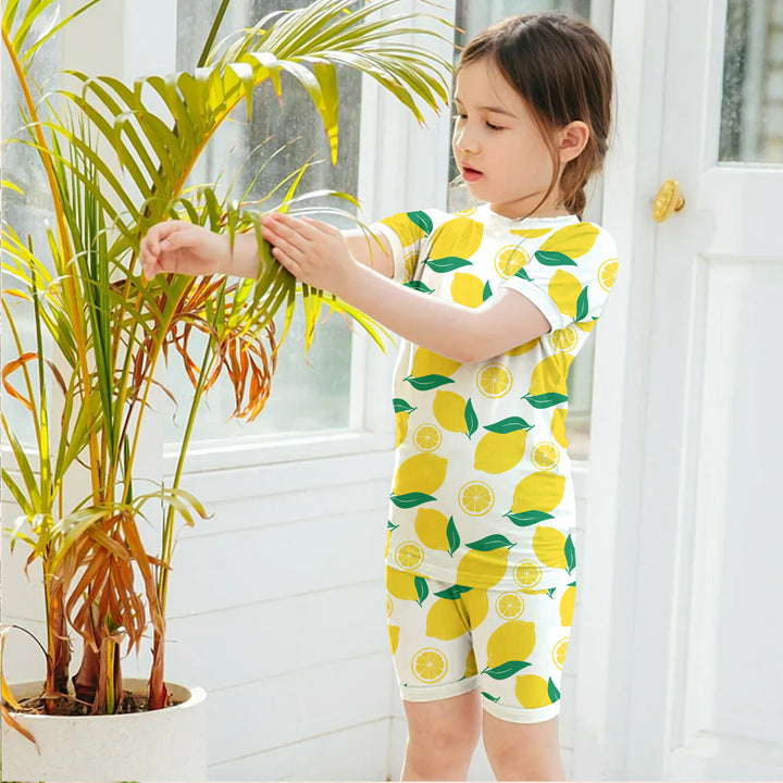 Yellow Lemon Bamboo Outfit for Kids – Lively and Refreshing