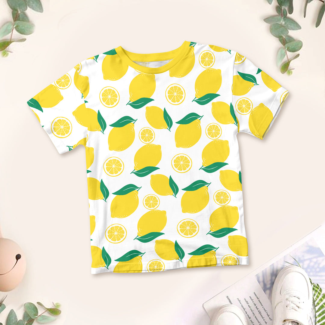 Yellow Lemon Bamboo Outfit for Kids – Lively and Refreshing