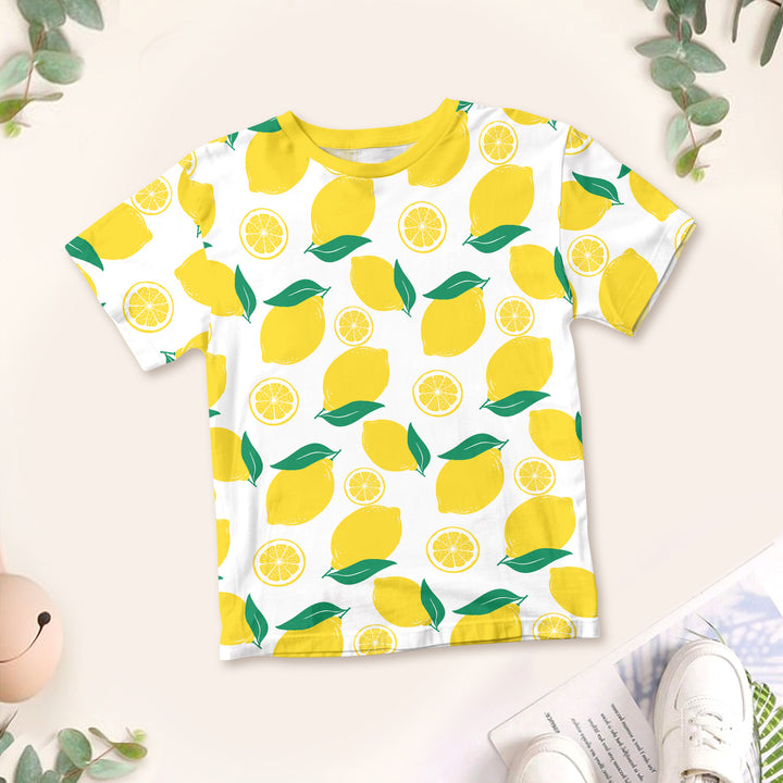 Yellow Lemon Bamboo Outfit for Kids – Lively and Refreshing