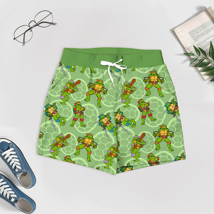 Green Ninja Turtles Bamboo Outfit for Men – Playful and Relaxed