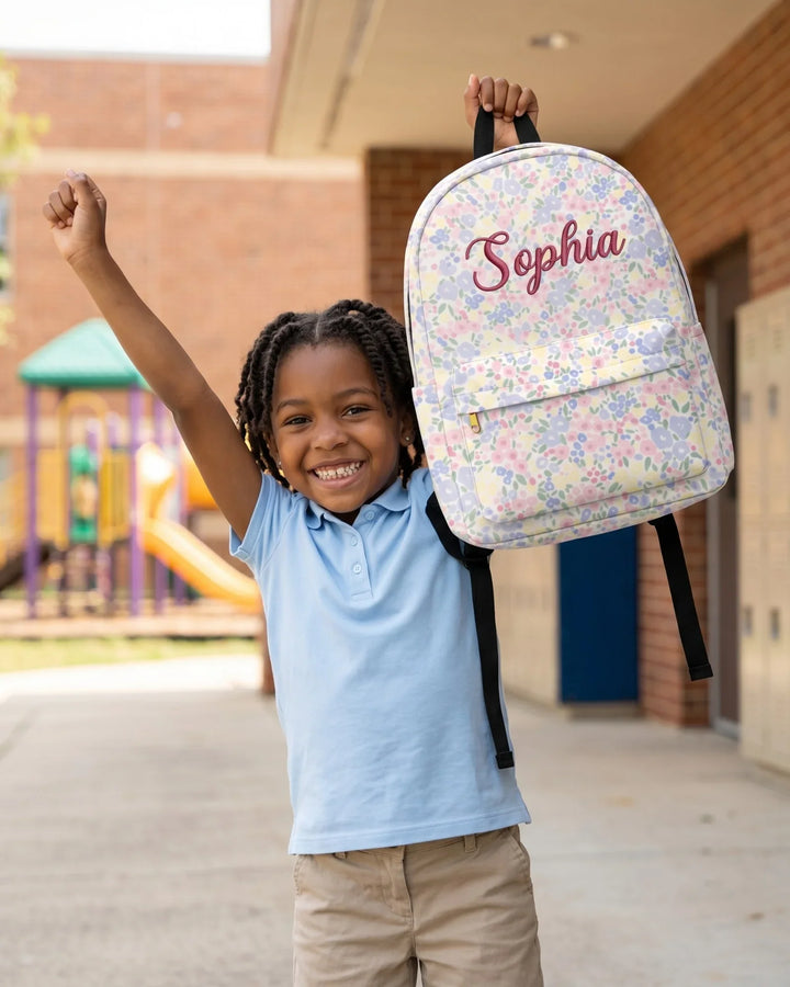 Custom Name Embroidered Backpack