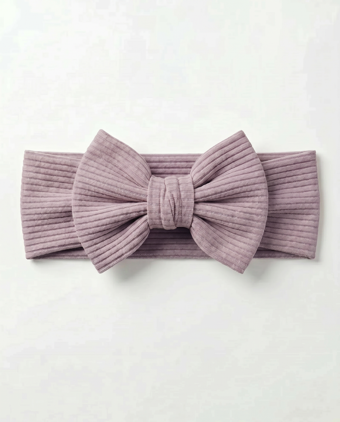 Ribbed Bamboo Luxe Bow Headband