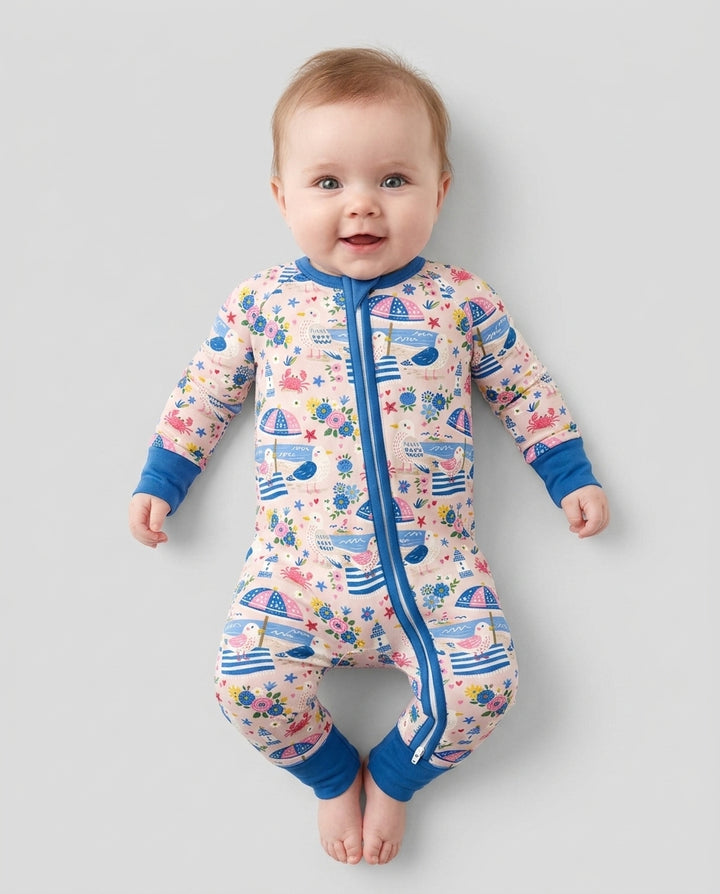 Gerippte Babykleidung mit individuellem Foto - Weich &amp; Skizzenhaft