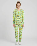 Brasil Soccer Fan Family Matching Bamboo Women Pajama Set