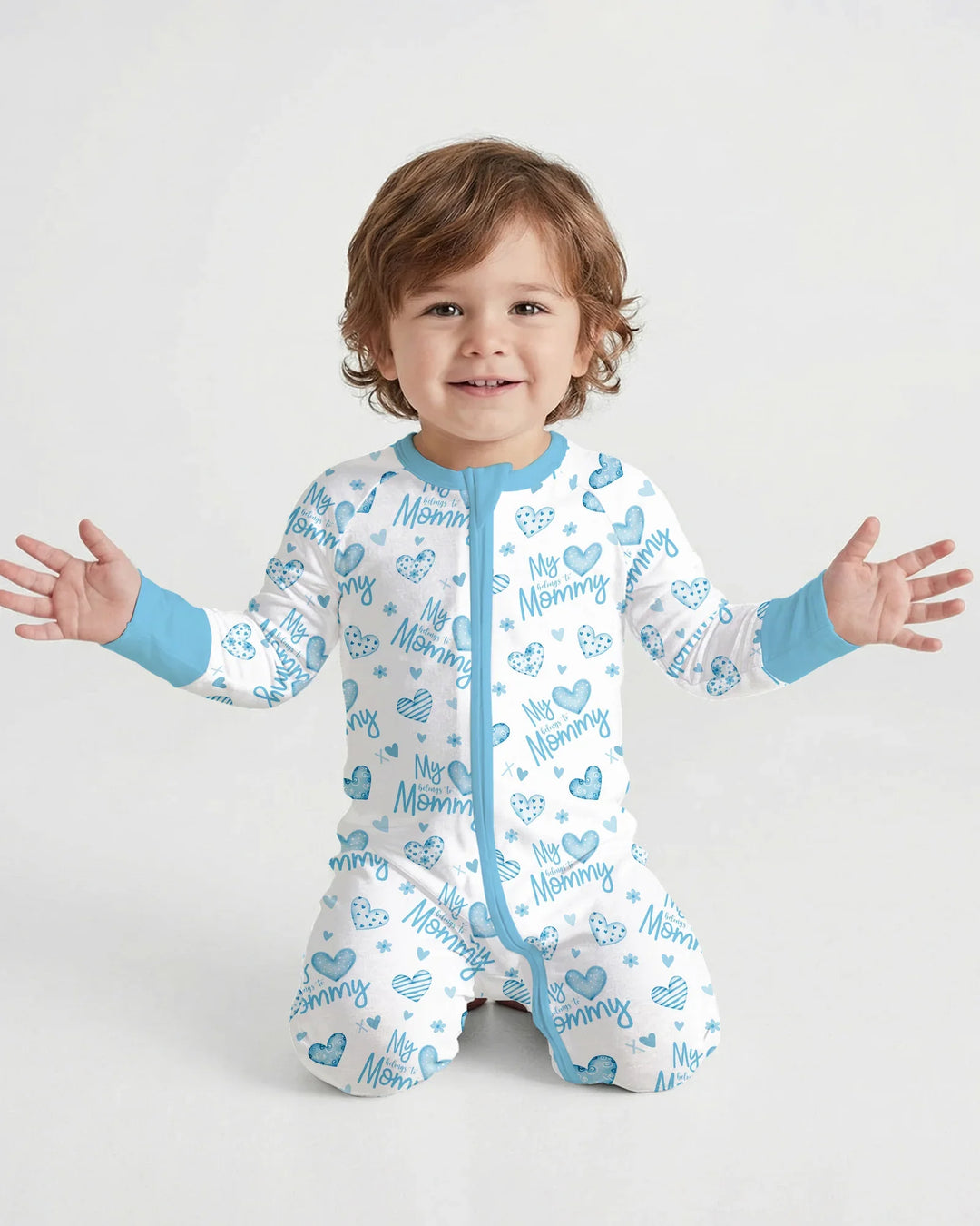 My Heart Belongs To Mommy Bamboo Convertible Zippy