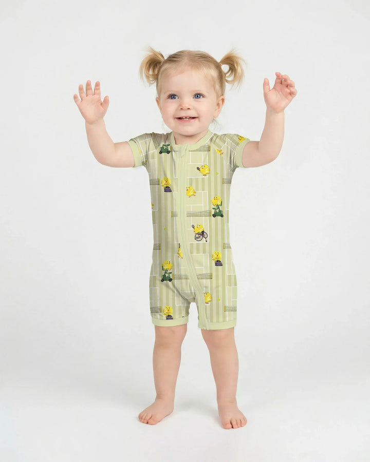 Tennis Bamboo Shorty Zippy