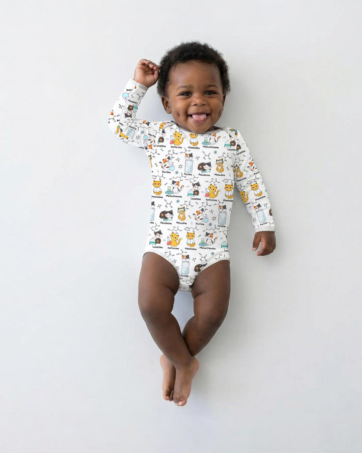 Biochemistry Cat Bamboo Bodysuit