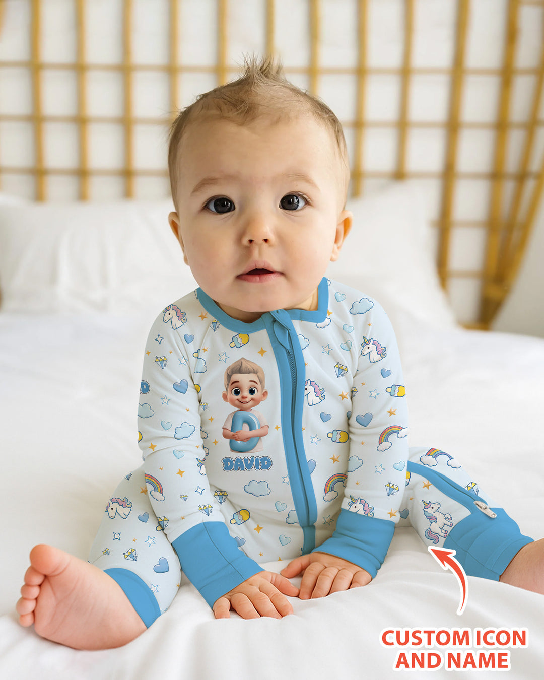 Little Star Initial Bamboo Convertible Zippy