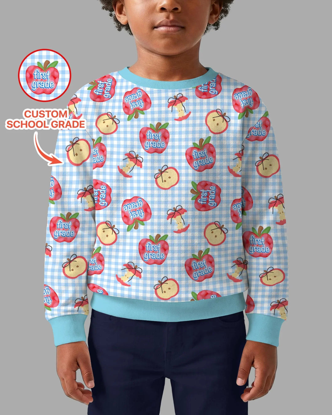 Custom Template Bambus-Rundhals-Sweatshirt