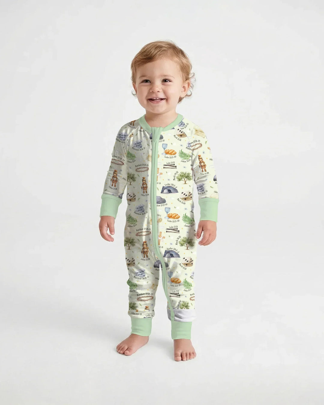 Gerippte Babykleidung mit individuellem Foto - Weich &amp; Skizzenhaft