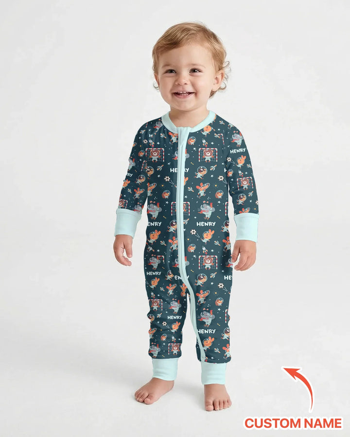 Space Soccer Bamboo Convertible Zippy