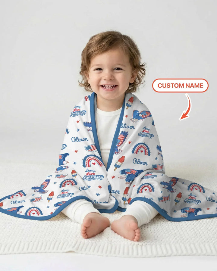 Long Live America Bamboo Blanket