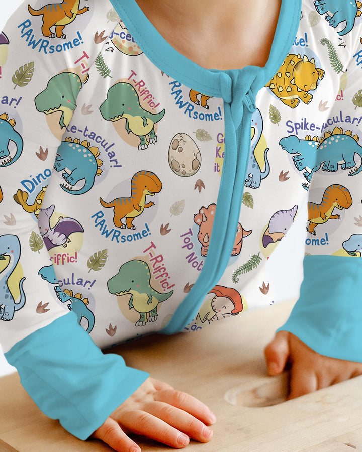 Cute Dinosaur Pun Bamboo Convertible Zippy