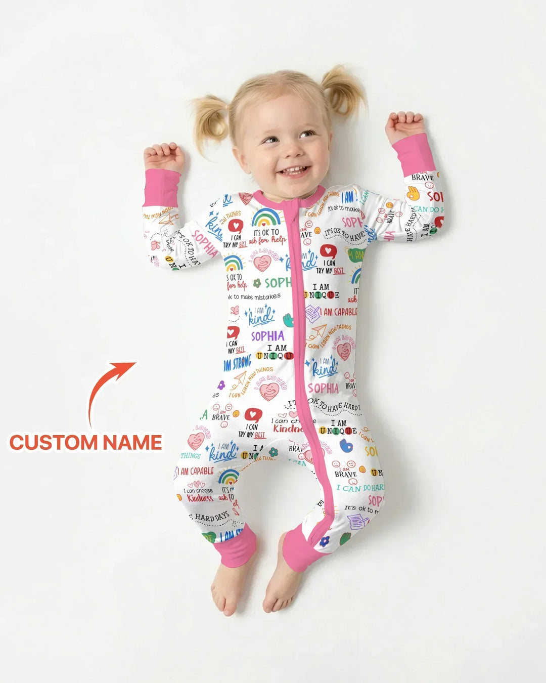 Daily Affirmations Matching Mommy & Baby Bamboo Convertible Zippy