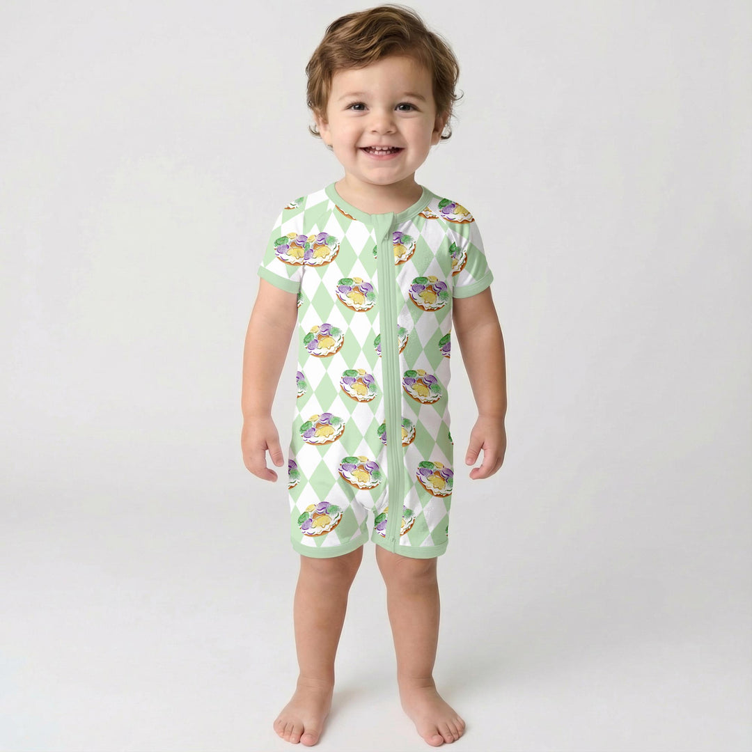 Mardi Gras Donut Shorty Zippy