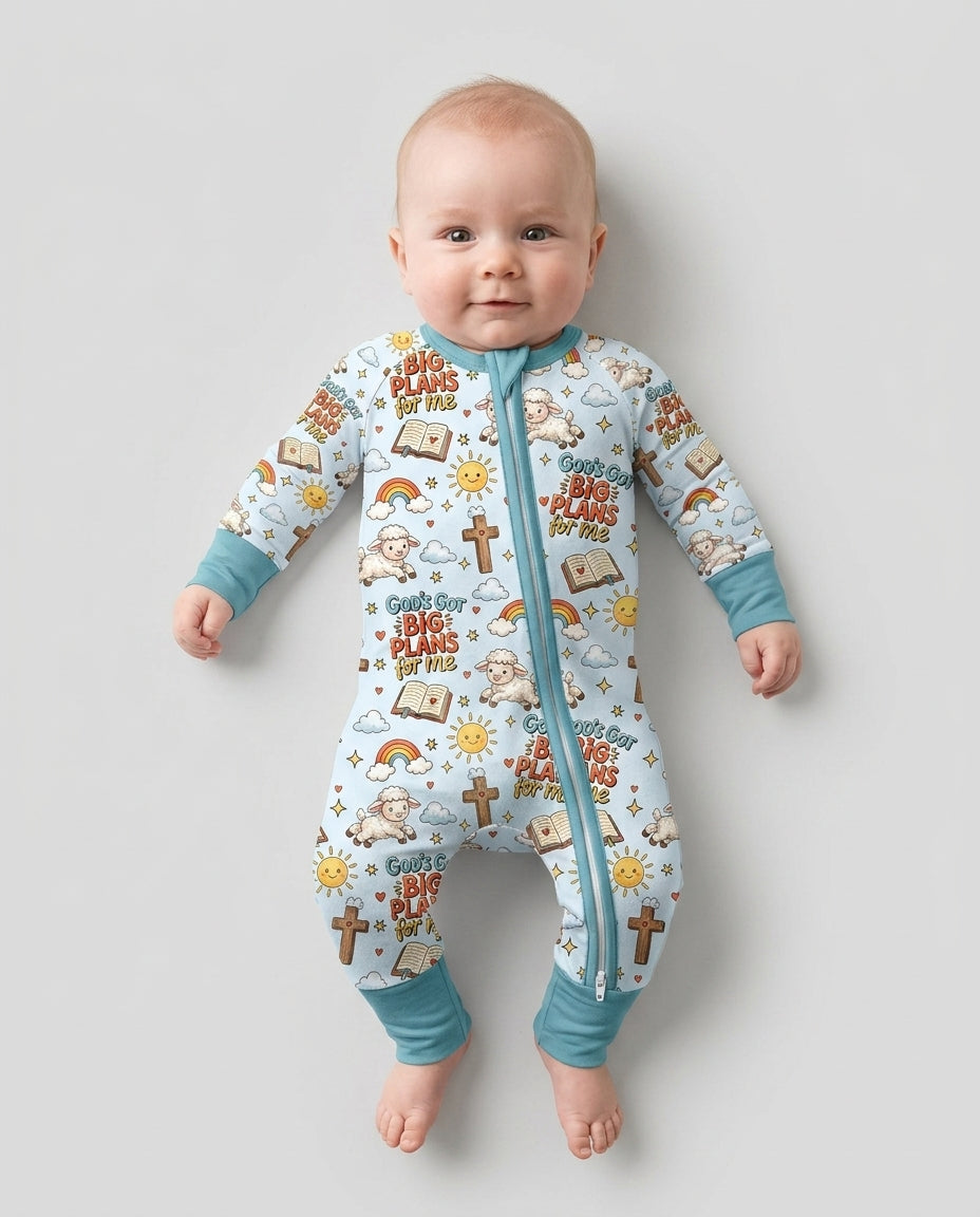 Gerippte Babykleidung mit individuellem Foto - Weich &amp; Skizzenhaft