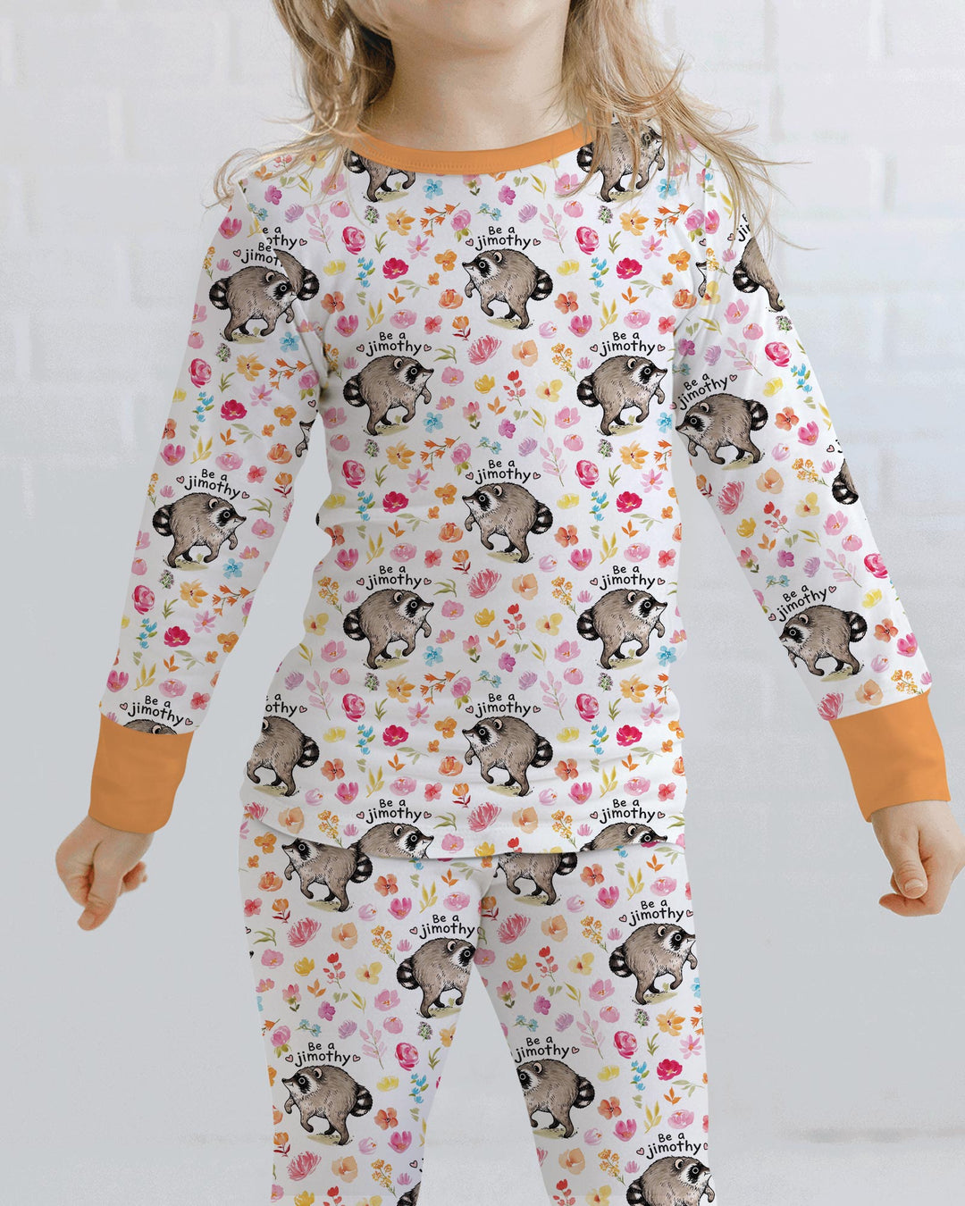 Conjunto de pijama de dos piezas de bambú con mangas largas, plantilla PERSONALIZADA