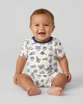 Ballpark Bash Bamboo Two Piece Short Sleeve Shorts Pajama Set