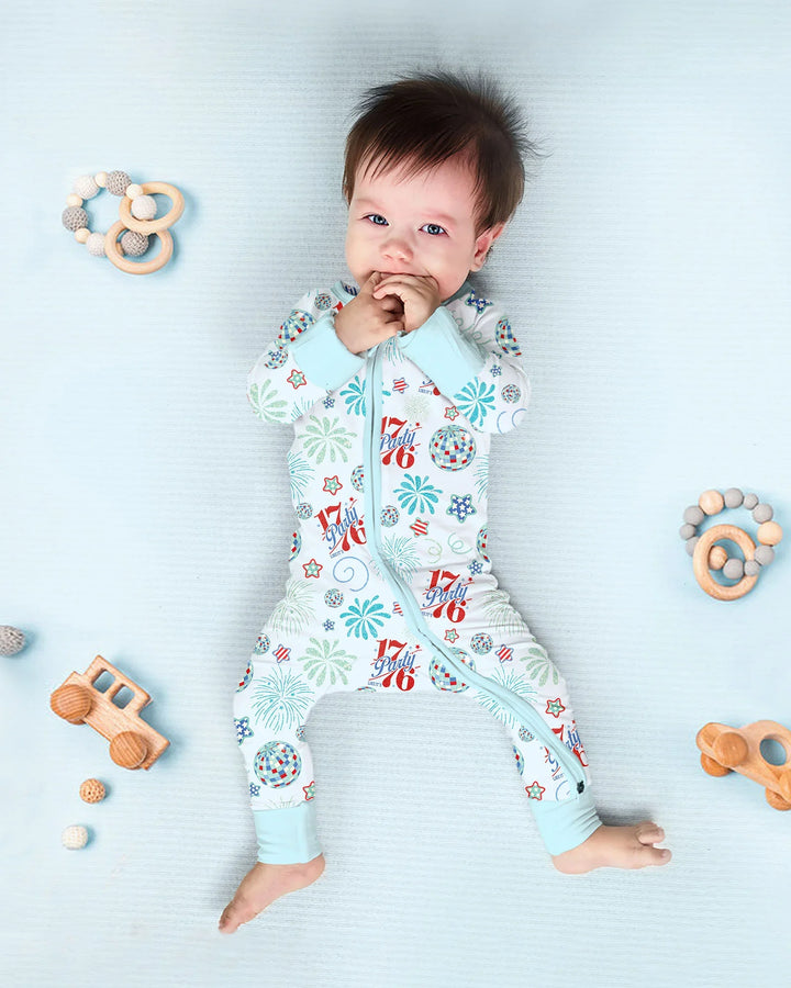 Land Of Free Family Matching Bamboo Convertible Zippy
