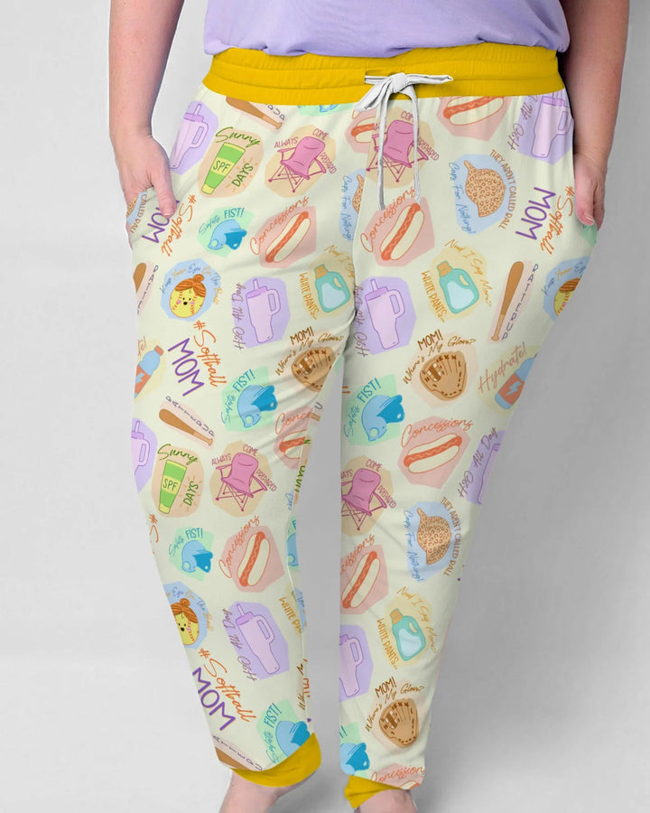 SoftBall Mom Saves The Days Women Pajama Set
