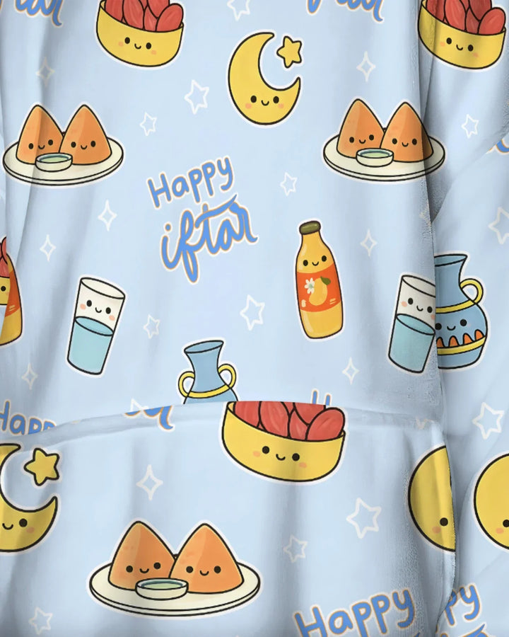 Iftar Party Wearable Blanket Hoodie
