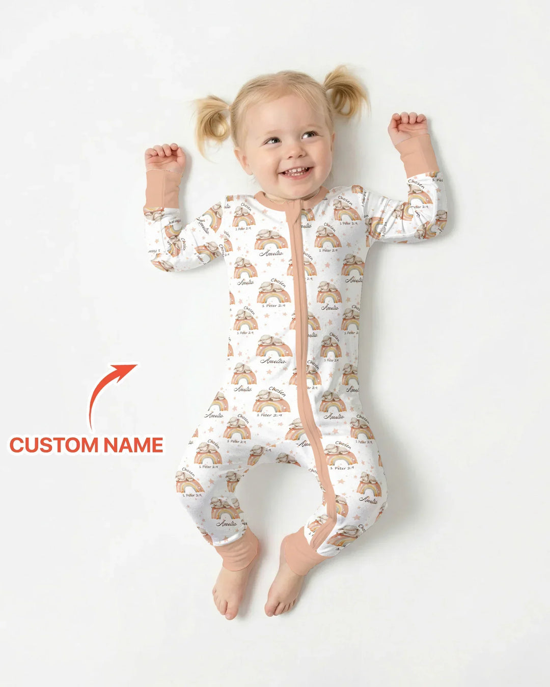 Chosen As His Own Custom Name Bamboo Convertible Zippy