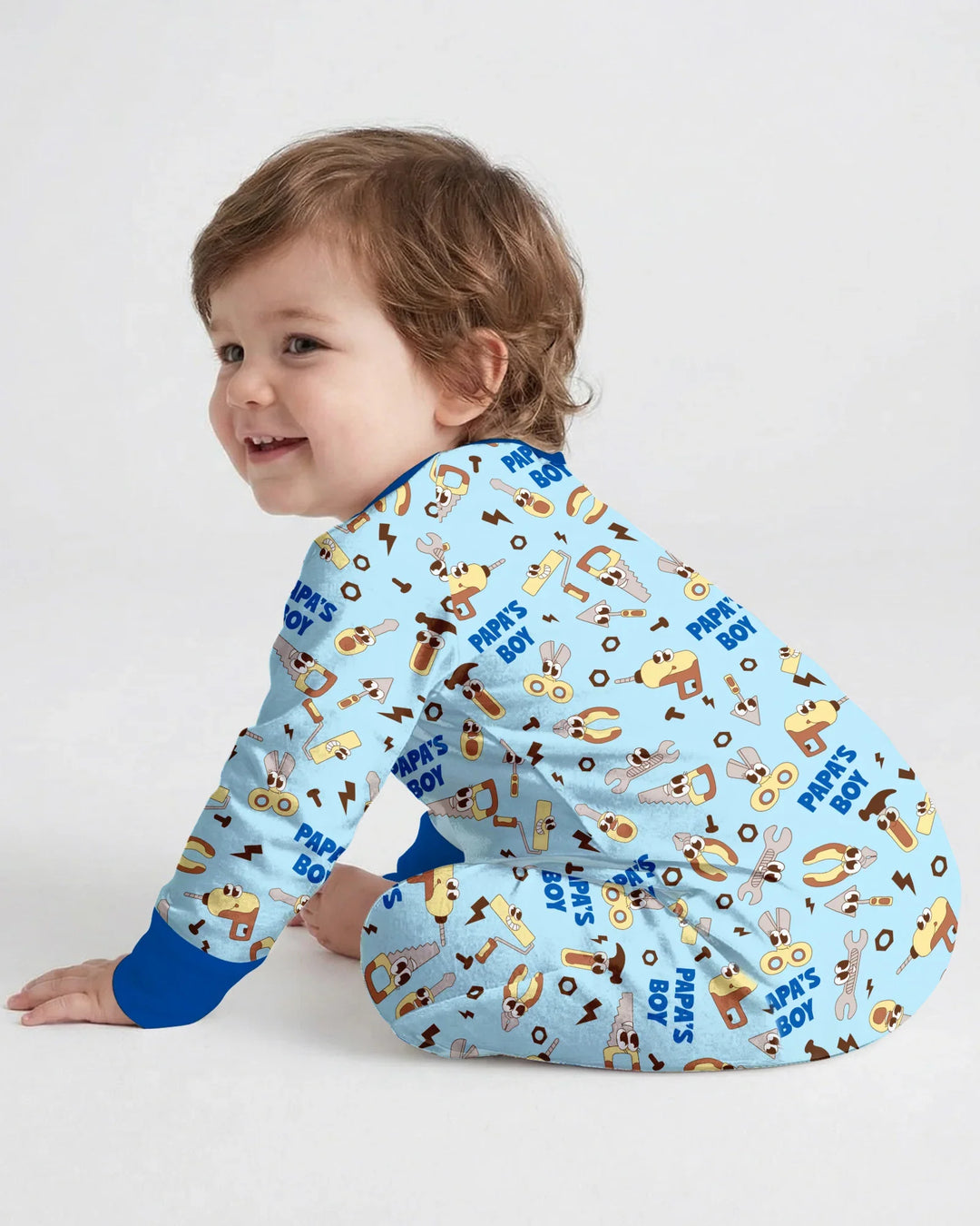 Gerippte Babykleidung mit individuellem Foto - Weich &amp; Skizzenhaft